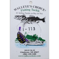 Walleye Spinner Rigs - Indiana Blades ( 81 - 118 )